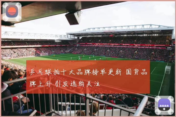 乒乓球拍十大品牌榜单更新 国货品牌上升 引发选购关注